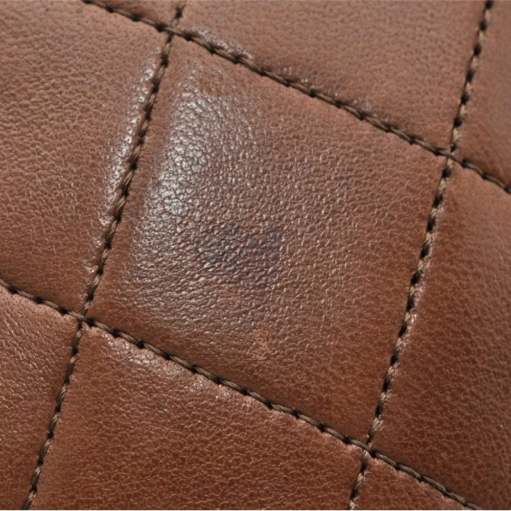 Authentic CHANEL lambskin flat CC mini tote brown and black - Picture 12 of 12